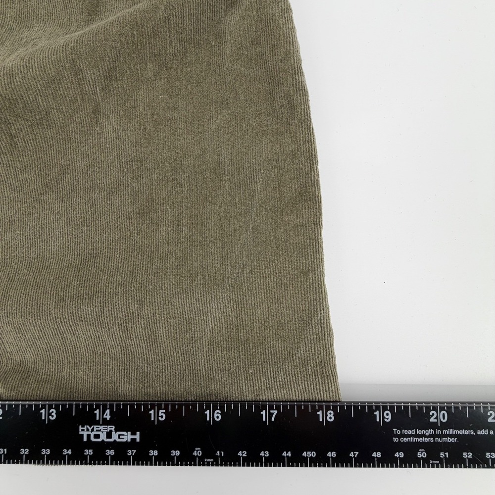 Altar'd State Skirt Womens Size Medium Green Front Button Micro-Corduroy Mini‎ - Picture 4 of 9